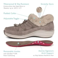 Clearance Chrissy Arch Support Slip-On Shoe Women Women's Winter|Women's Boots