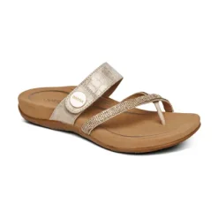 Discount Izzy Sparkle Gold Women's Comfort Sandal Women Women's Sandals