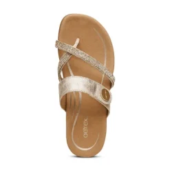 Discount Izzy Sparkle Gold Women's Comfort Sandal Women Women's Sandals