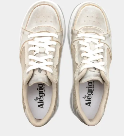 Discount Alyster Cream Retro Lace-up Sneaker Women Women's Shoes
