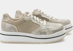 Discount Alyster Cream Retro Lace-up Sneaker Women Women's Shoes