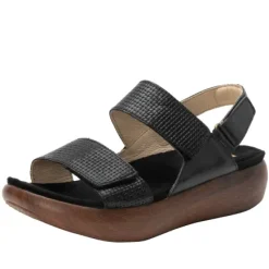 Discount Bailee Woven Noir Women's Comfort Sandal Women Women's Sandals