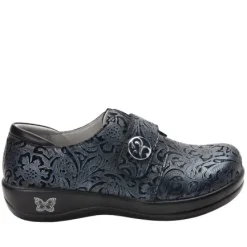 Clearance Joleen Casual Women's Shoe in Navy Swish Print Women Women's Shoes