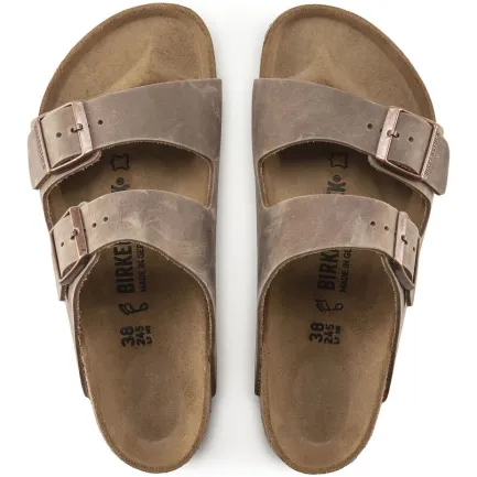Discount Arizona Oiled Leather Tobacco Women Women's Sandals