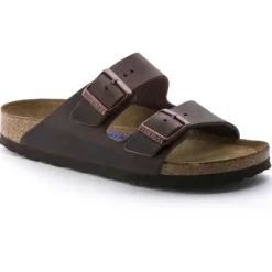Clearance Arizona Soft Footbed Oiled Habana Leather - Womens Women Women's Sandals