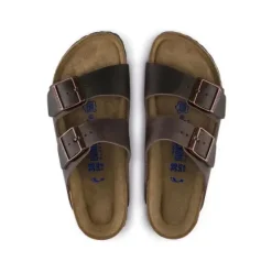 Clearance Arizona Soft Footbed Oiled Habana Leather - Womens Women Women's Sandals