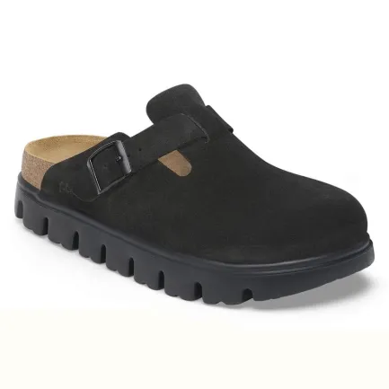 Best Boston Chunky Women's Black Suede Clog Women Women's Shoes