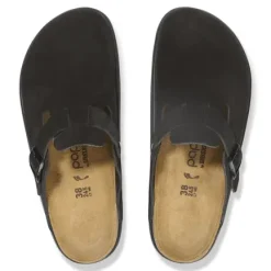 Best Boston Chunky Women's Black Suede Clog Women Women's Shoes