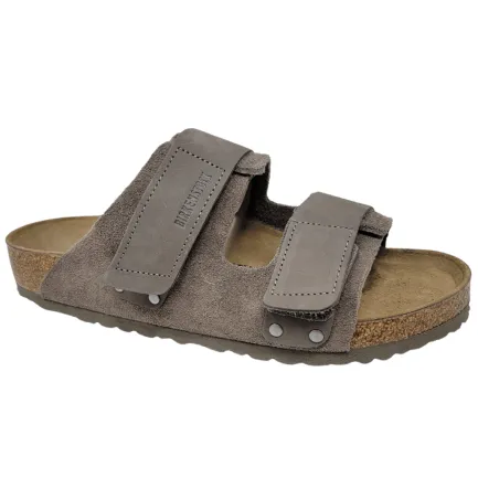 Fashion Uji Men's Adjustable Slide Sandal – Concrete Gray Men's Sandals