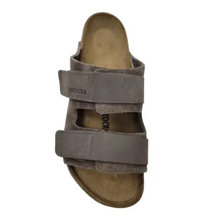 Fashion Uji Men's Adjustable Slide Sandal – Concrete Gray Men's Sandals