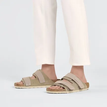 Sale Uji Women's Adjustable Slide Sandal – Taupe Women Women's Sandals