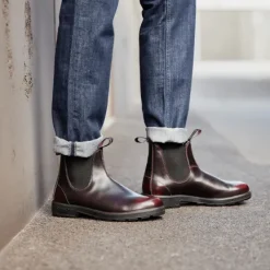 New 2412 Original Bordeaux Brush Unisex Women Men's Boots|Women's Boots