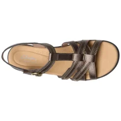 Online Emily2 Rose Women's Bronze Metallic Sandal Women Women's Sandals