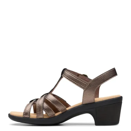 Online Emily2 Rose Women's Bronze Metallic Sandal Women Women's Sandals