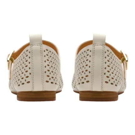 Sale Fawna Jane Women's Cream Flat Women Women's Shoes