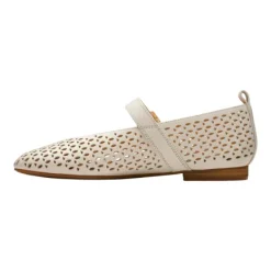 Sale Fawna Jane Women's Cream Flat Women Women's Shoes