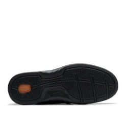 Discount Men's Un Briley Step Black Leather Slip-On Men's Shoes