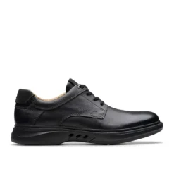 Clearance Un Briley Pace Men's Black Leather Shoes Men's Shoes