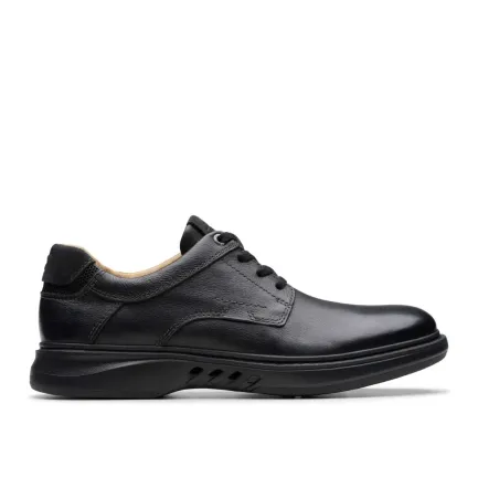 Clearance Un Briley Pace Men's Black Leather Shoes Men's Shoes