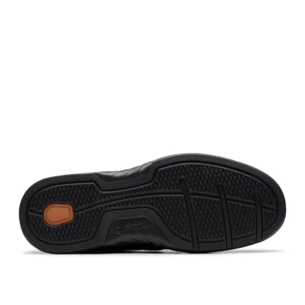 Clearance Un Briley Pace Men's Black Leather Shoes Men's Shoes