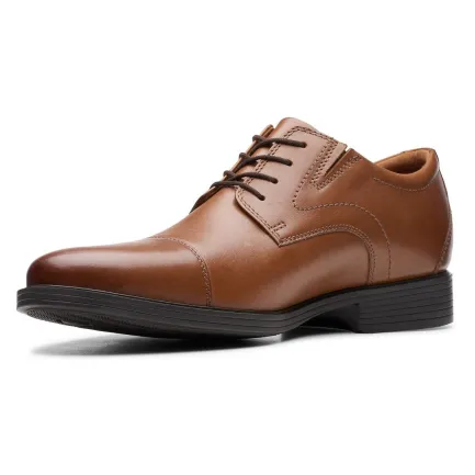 Clearance Whiddon Cap Mens Dress Comfort Brown Leather Men's Shoes