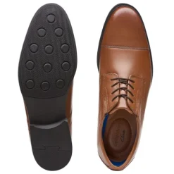 Clearance Whiddon Cap Mens Dress Comfort Brown Leather Men's Shoes
