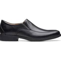 Sale Whiddon Step Slip On Black Leather Men's Shoes
