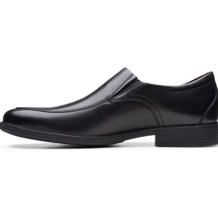 Sale Whiddon Step Slip On Black Leather Men's Shoes