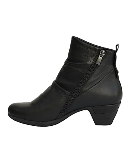 Outlet Monica Soft Black Leather Women's Boot Women Women's Boots