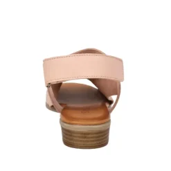 Online Vera 01 Nude Women's Back Strap Leather Sandal Women Women's Sandals