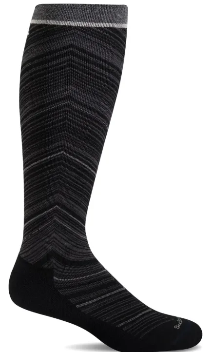 Hot Full Flattery - Moderate Graduated Compression, Wide Calf Fit - Womens Socks