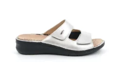 Outlet Women's Comfort 2-Strap Slide CE0259-SLVR Women Women's Sandals