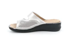 Outlet Women's Comfort 2-Strap Slide CE0259-SLVR Women Women's Sandals