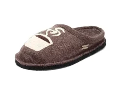 Outlet Coffee soft, natural wool Slipper Women Women's Slippers