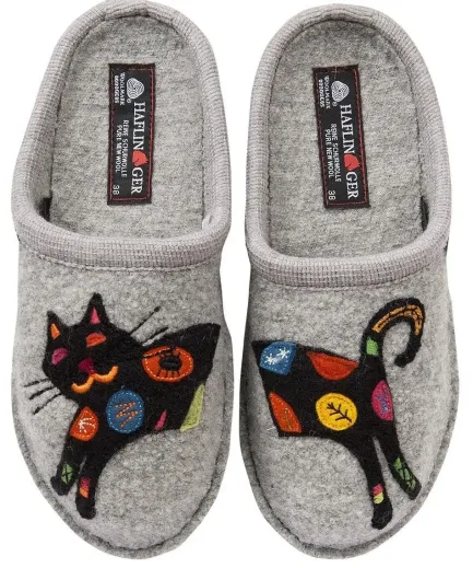 Online Sassy Women's Wool Applique Slippers Women Women's Slippers