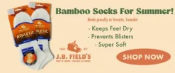 Best JB Fields Bamboo Featherweight Ankle 3-Pack (Medium) Socks