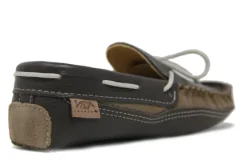 Clearance Leather and Suede Moccasin Men's Slippers