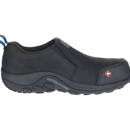 Best Jungle Moc Leather Men's Safety Slip-On Men's Safety
