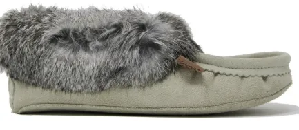 New Moccasins Beaded Fur Collar Women Women's Slippers