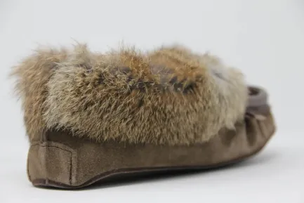 Best Moccasins Beaded Fur Collar Women Women's Slippers
