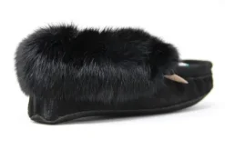 Online Moccasins Beaded Fur Collar Women Women's Slippers