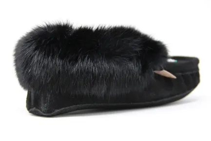 Online Moccasins Beaded Fur Collar Women Women's Slippers