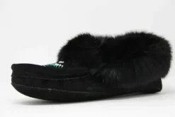 Online Moccasins Beaded Fur Collar Women Women's Slippers