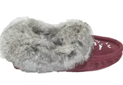 Online Moccasins Beaded Fur Collar Women Women's Slippers