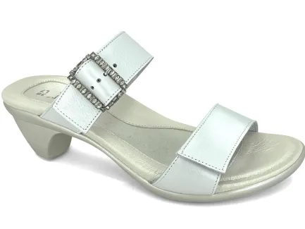 Online Recent White Pearl Women's Dress Slide Sandal Women Women's Sandals