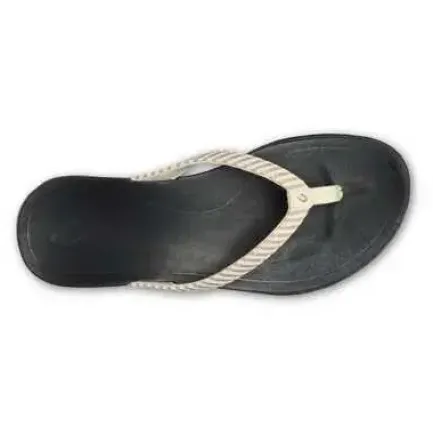New Ho'opio Beach Thong - Bone Stripe Women Women's Sandals