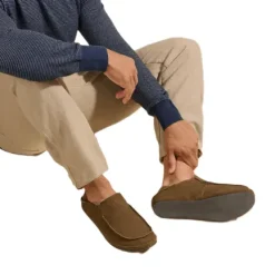 New Moloa Premium Leather Shearling Slipper Men's Slippers|Men's Shoes