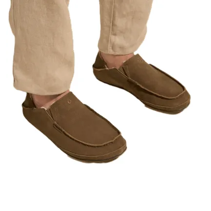 New Moloa Premium Leather Shearling Slipper Men's Slippers|Men's Shoes