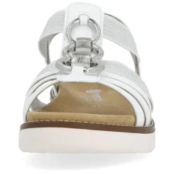 Clearance D2073-80 White Women's Elastic Sandal Women Women's Sandals