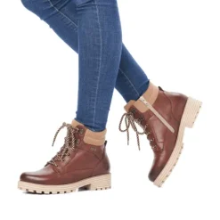 Fashion D0W75-22 Women's Chestnut Ankle Boot Women Women's Winter|Women's Boots